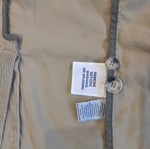 Old Navy  Mens Lg Tan Corduroy Sportcoat Academia Blazer Outdoor Cotton Rugged - Picture 7 of 12